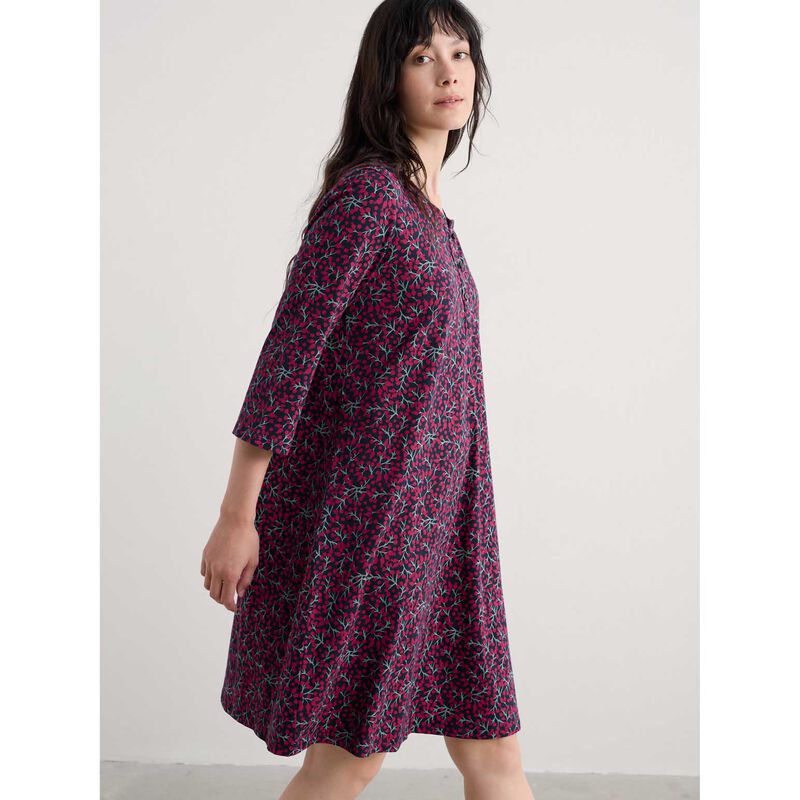 Seasalt Cornwall Star Chart Nightdress Berry Branches Maritime image number 3